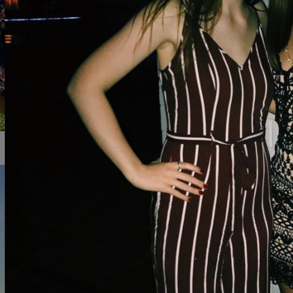 Forever 21 Belted Jumpsuit